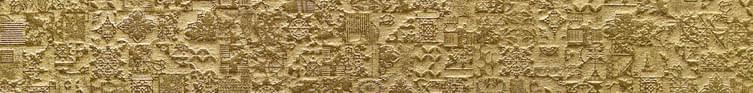 Керамогранит Apavisa Nanoeclectic Gold Decor Lista 7.3x59.55  - детальное изображение
