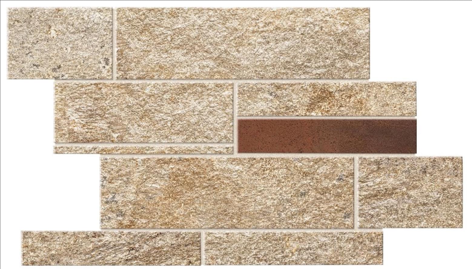 Керамогранит Atlas Concorde Norde Oro Brick Corten 27.8x39  - детальное изображение