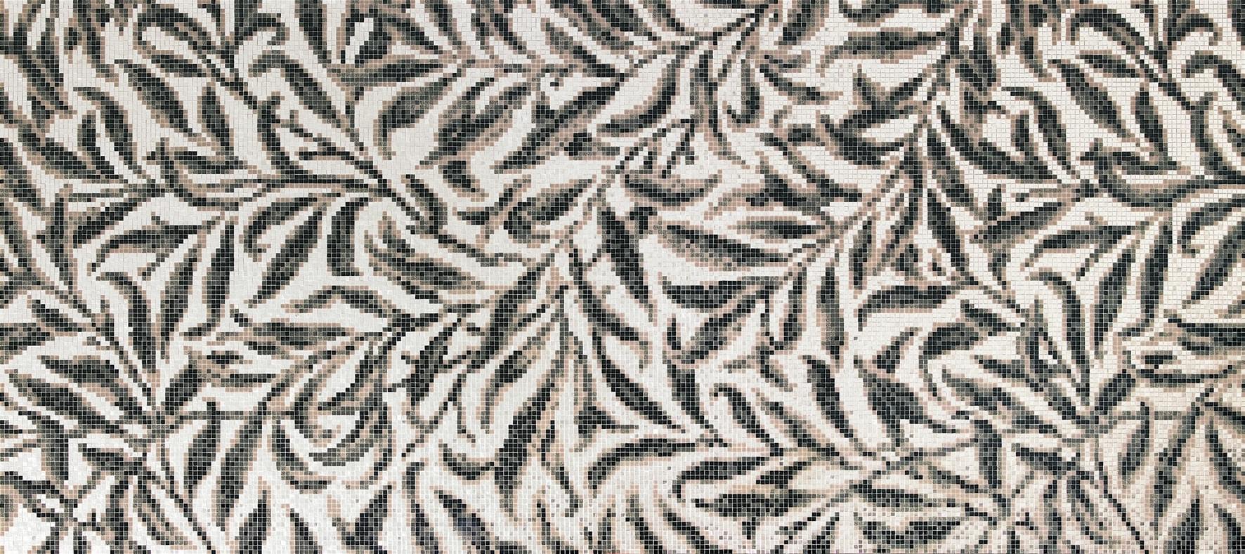 Микс Bisazza Decori 10 Morris Oro Bianco 129.1x290.5  - детальное изображение