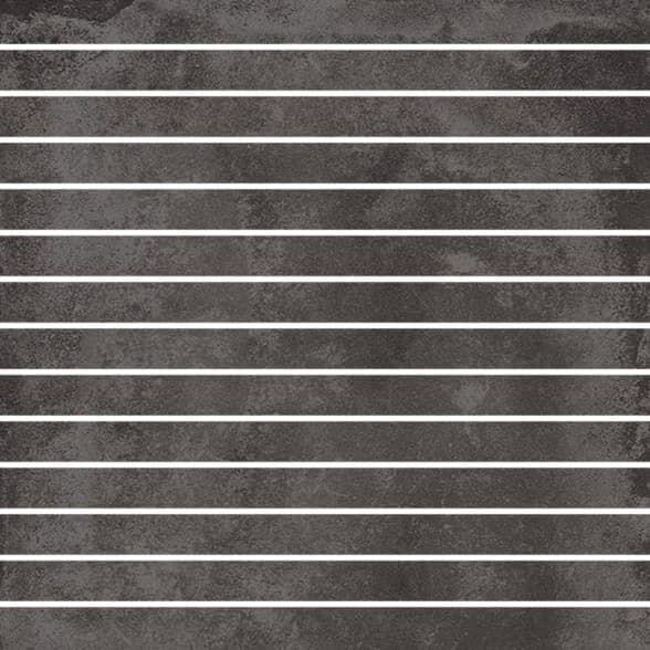 Керамогранит Diesel Stage Mosaico List. Diving Metallic Grey 30x30  - детальное изображение