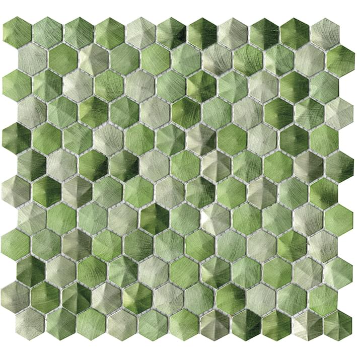 Металл LAntic Colonial Colors Mosaics Aluminium Forest 28.5x30.5  - детальное изображение