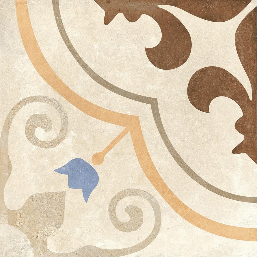 Керамогранит Rondine Swing Decor Beige Multicolor 03 20.3x20.3  - детальное изображение