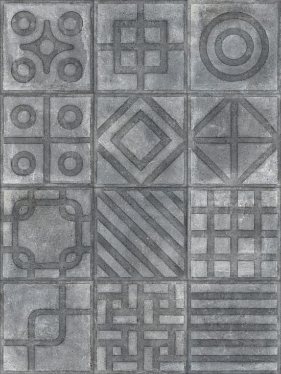 Керамогранит Vives World Streets Paulista Grafito Antideslizante Mix 20x20  - детальное изображение