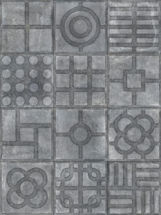 Керамогранит Vives World Streets Paulista Grafito Mix 20x20  - детальное изображение