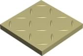 Керамогранит Winckelmans Simple Colors Anitslip Cx.10 Relief R10 Ivory Ivo 10x10  - детальное изображение