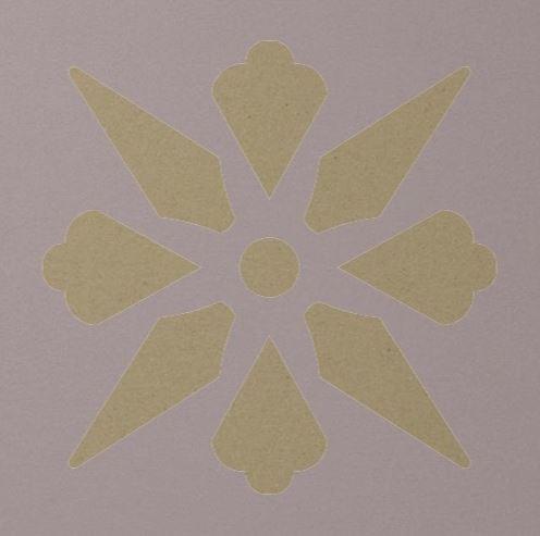 Керамогранит Winckelmans Simple Colors Decors Encaustic Decor Enc 06 Fleur 01 15x15  - детальное изображение